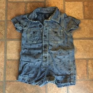 Denim Romper